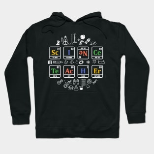 science teacher periodic table chemistry elements gift Hoodie